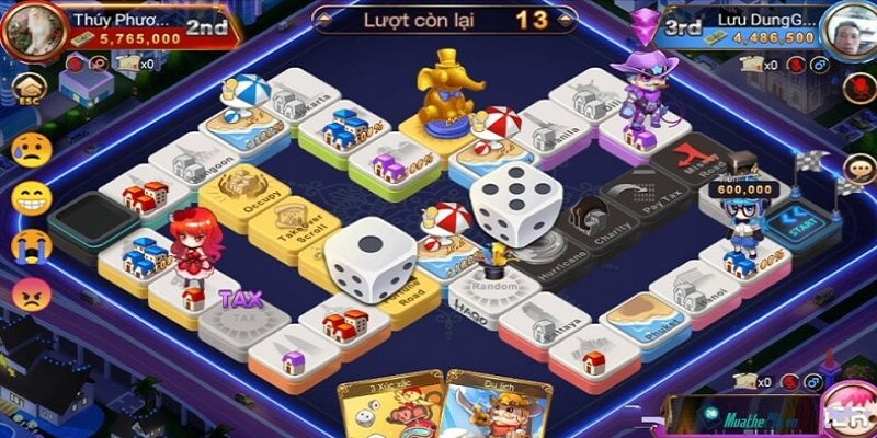 Game được thiết kế dựa trên trò chơi cờ tỷ phú truyền thống